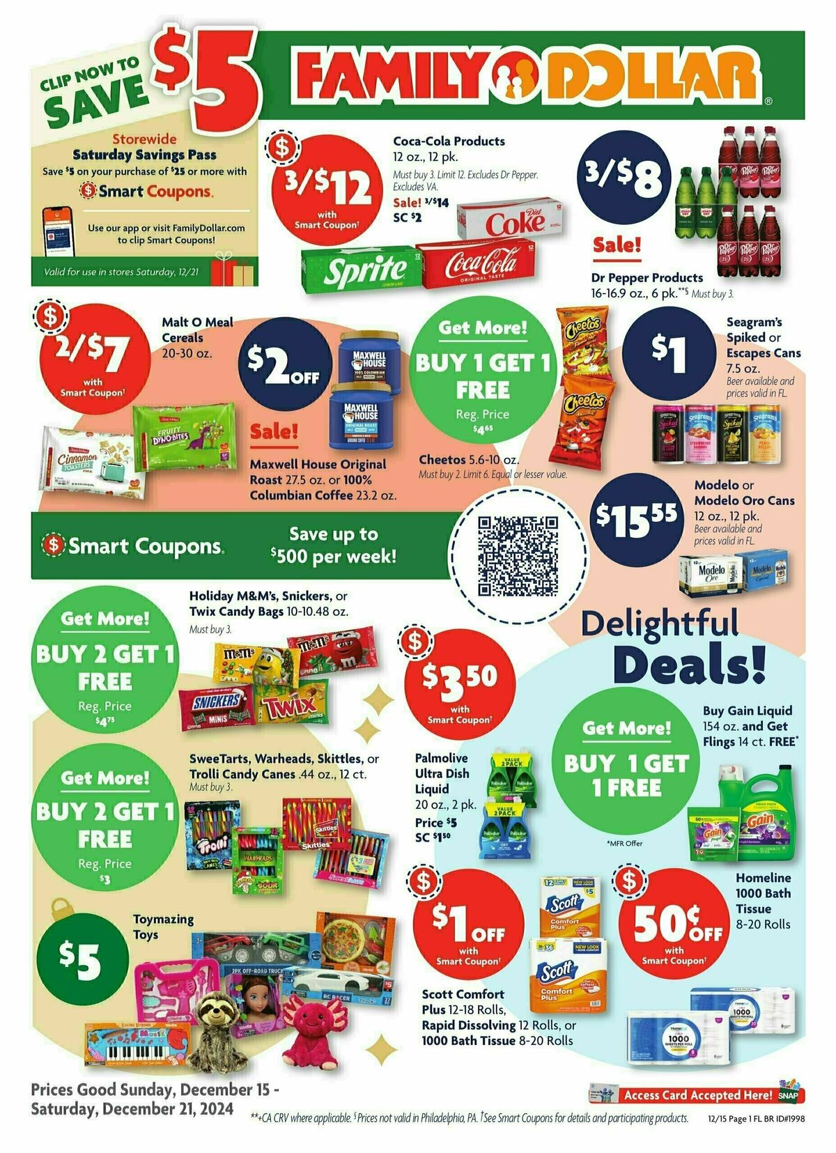 Family Dollar Weekly Ad from December 15