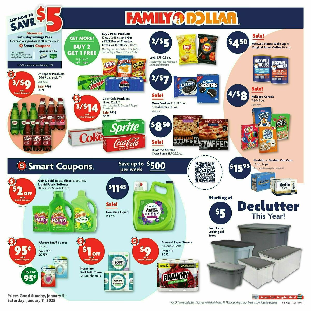 Family Dollar Weekly Ad from January 5