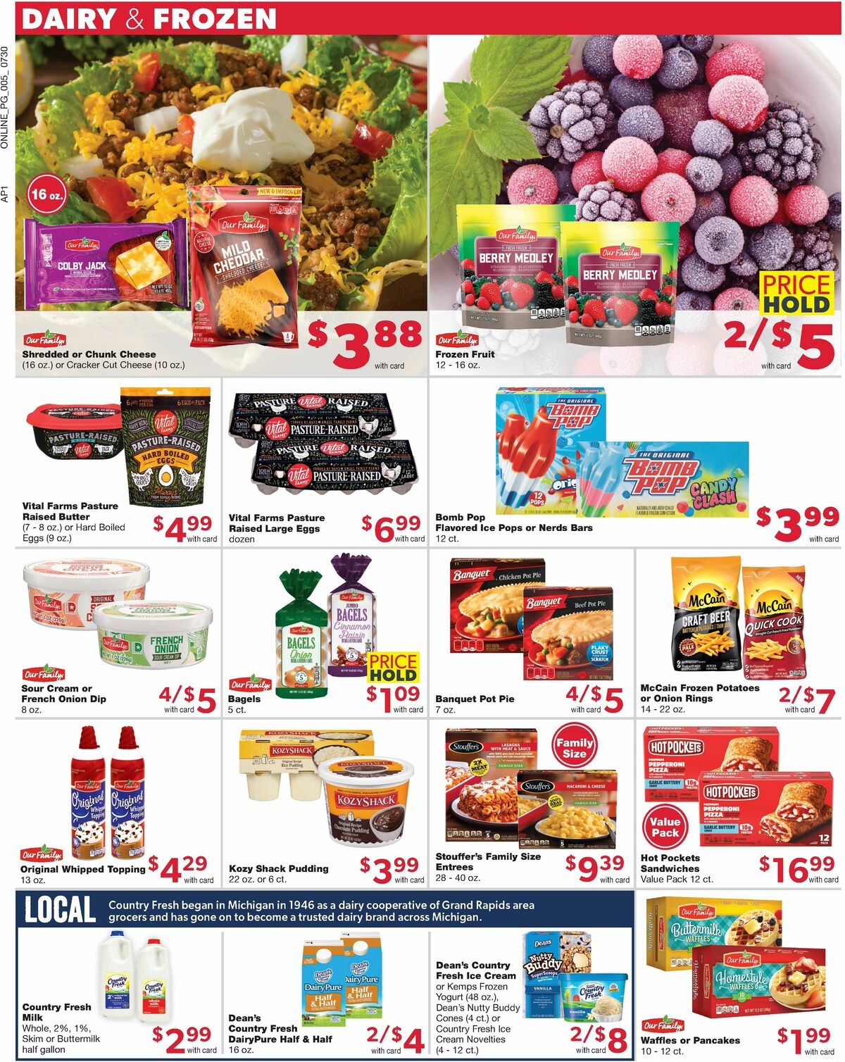 Family Fare Weekly Ad from July 30