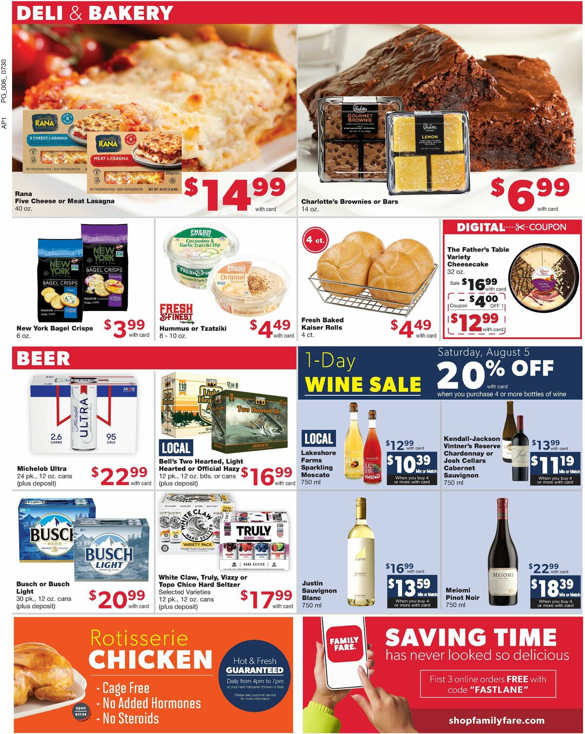 Family Fare Weekly Ad from July 30