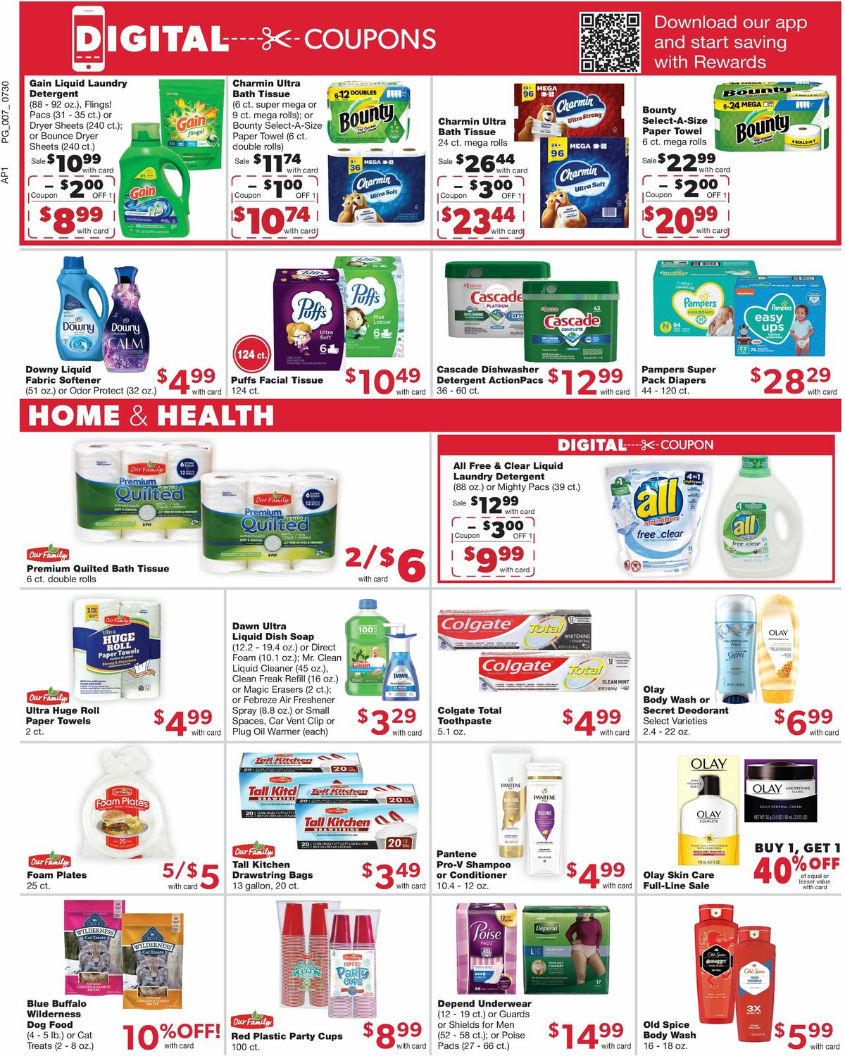 Family Fare Weekly Ad from July 30