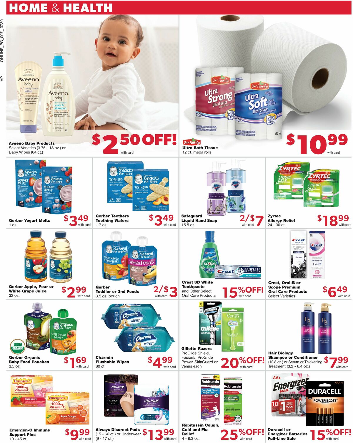 Family Fare Weekly Ad from July 30