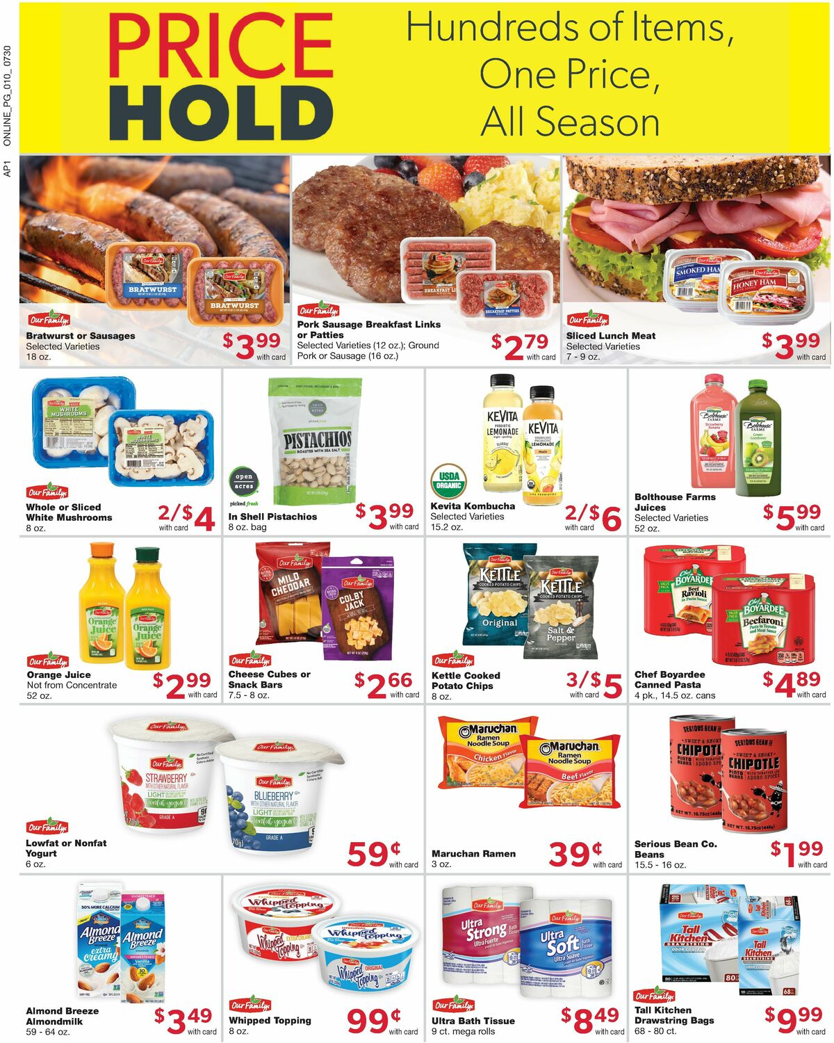 Family Fare Weekly Ad from July 30