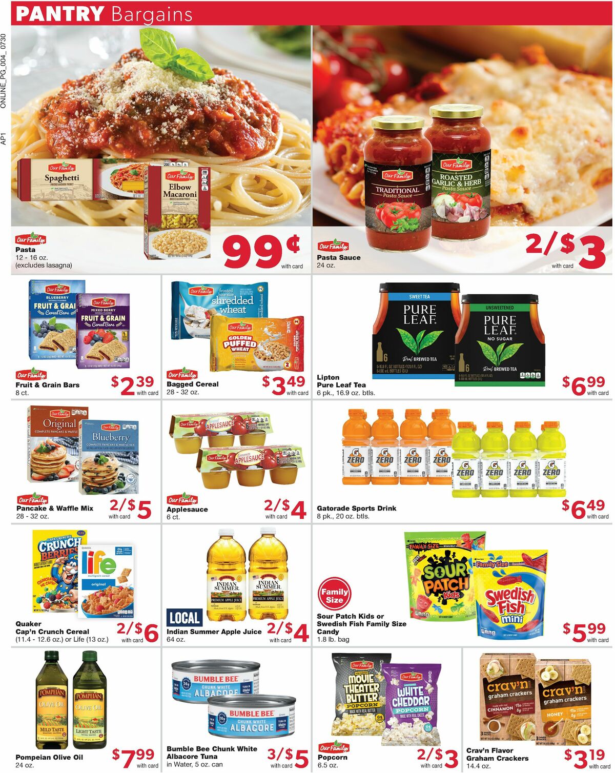 Family Fare Weekly Ad from July 30