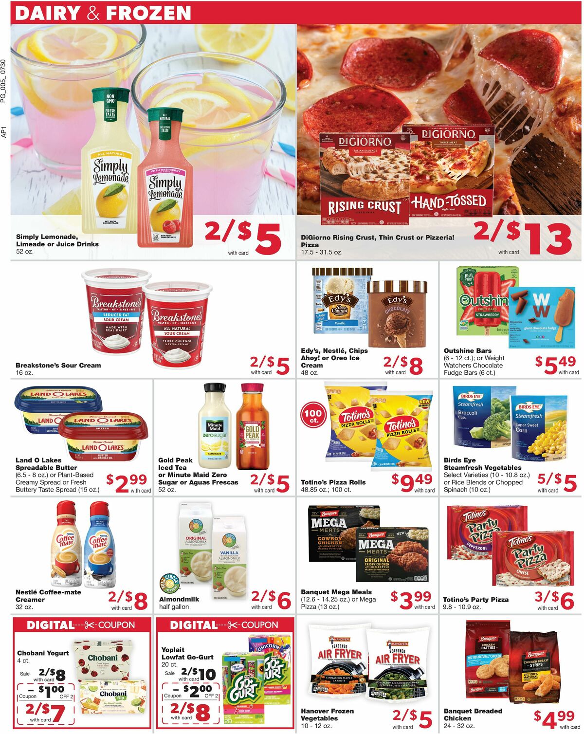 Family Fare Weekly Ad from July 30