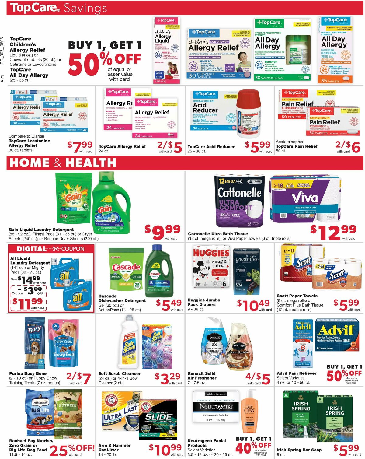 Family Fare Weekly Ad from August 6