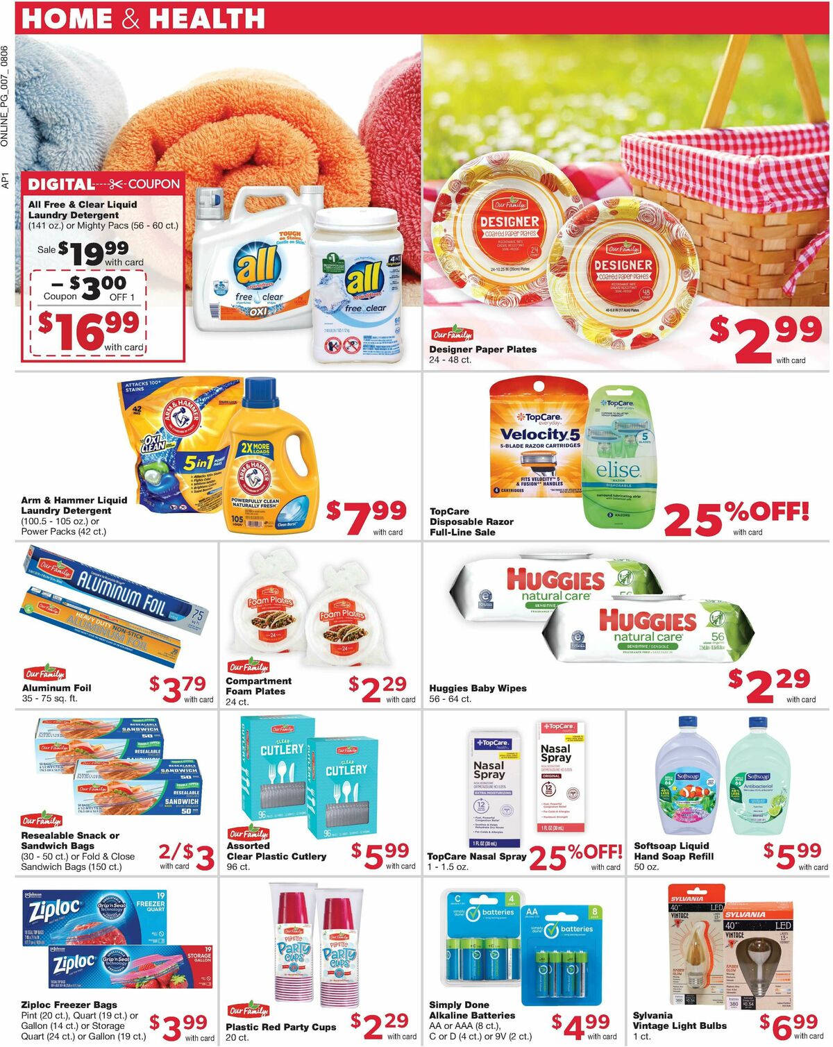 Family Fare Weekly Ad from August 6