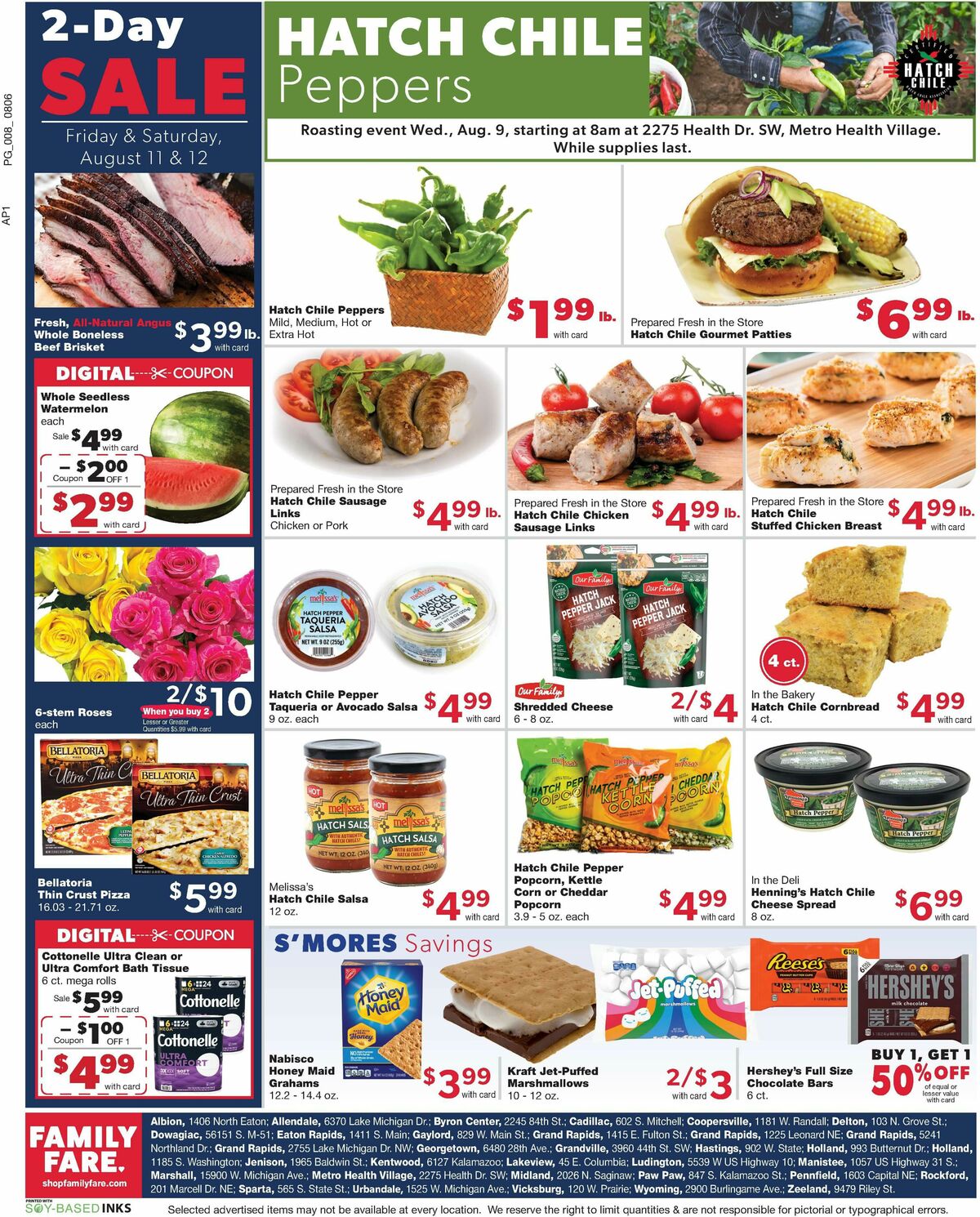 Family Fare Weekly Ad from August 6