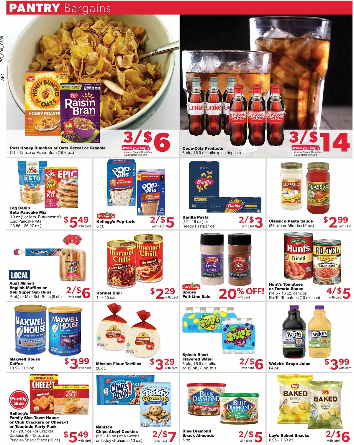 Family Fare Weekly Ad from August 6