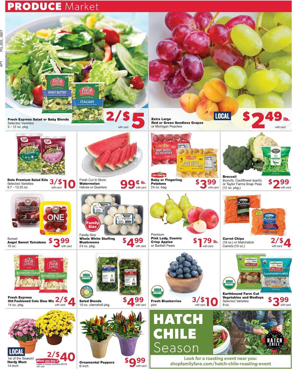 Family Fare Weekly Ad from August 27