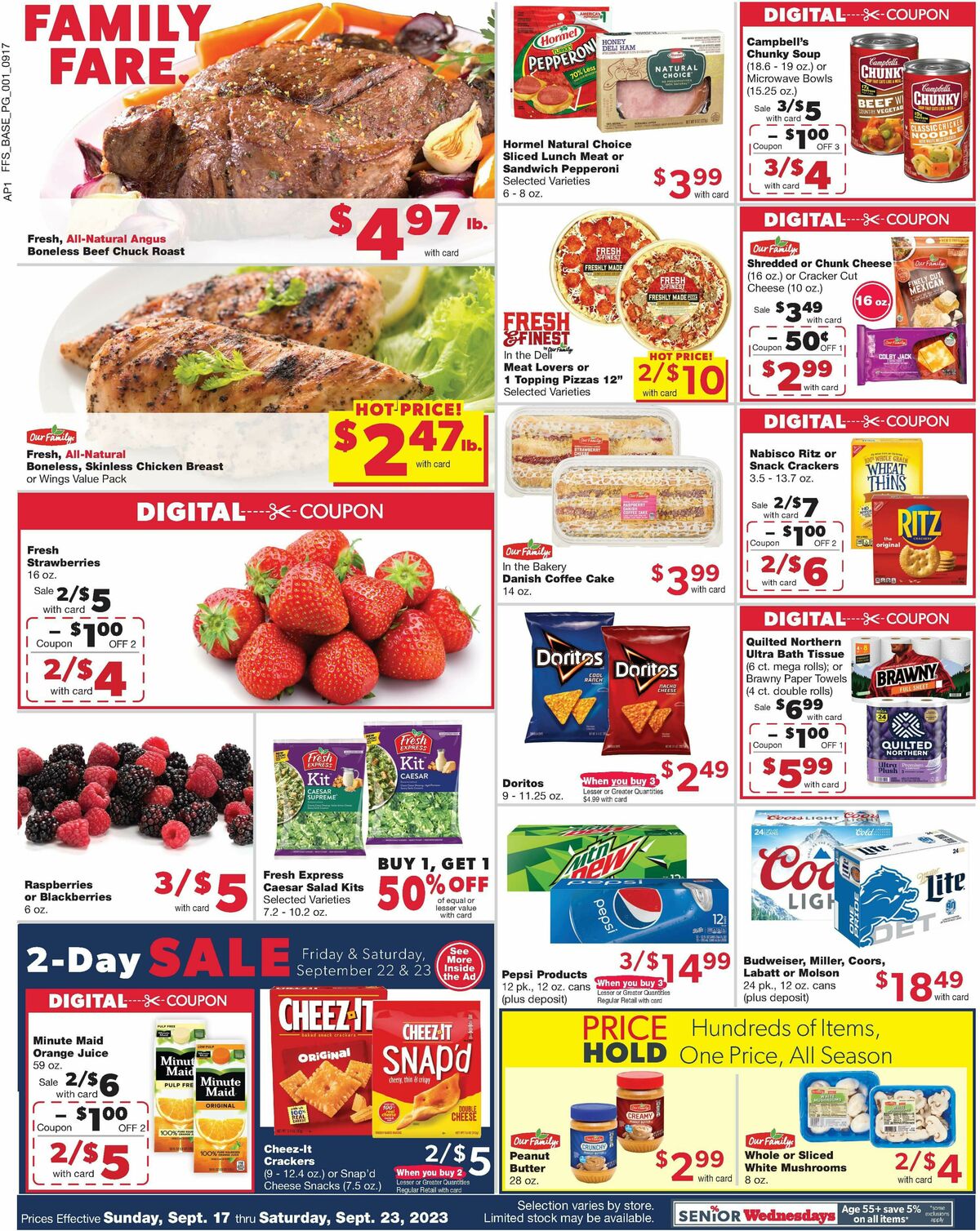 Family Fare Weekly Ad from September 17