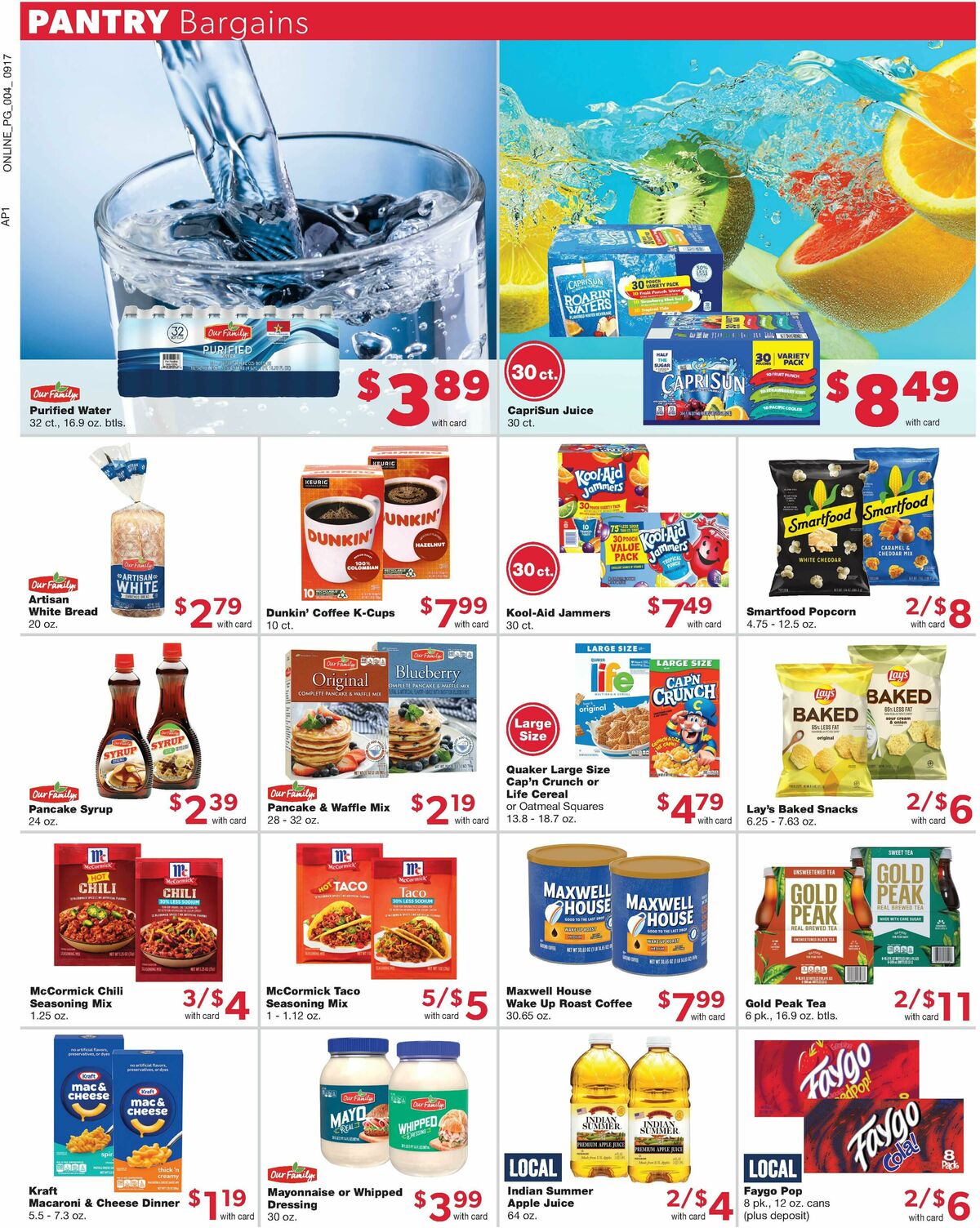 Family Fare Weekly Ad from September 17