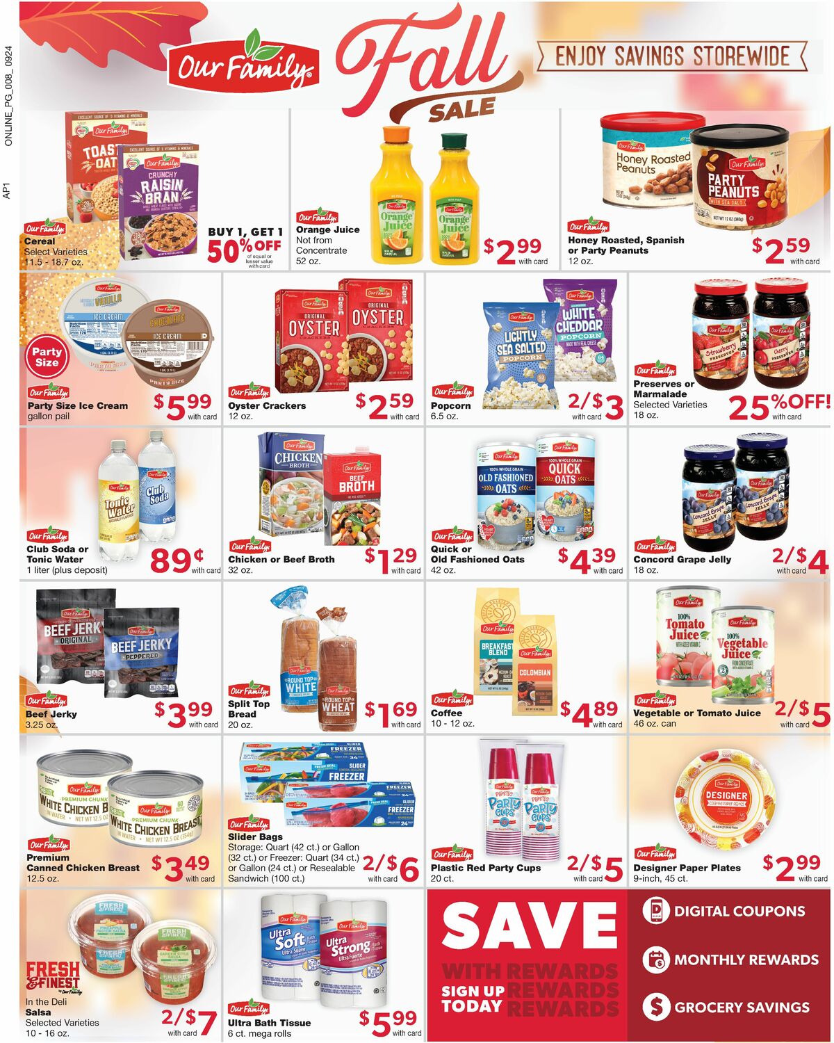 Family Fare Weekly Ad from September 24