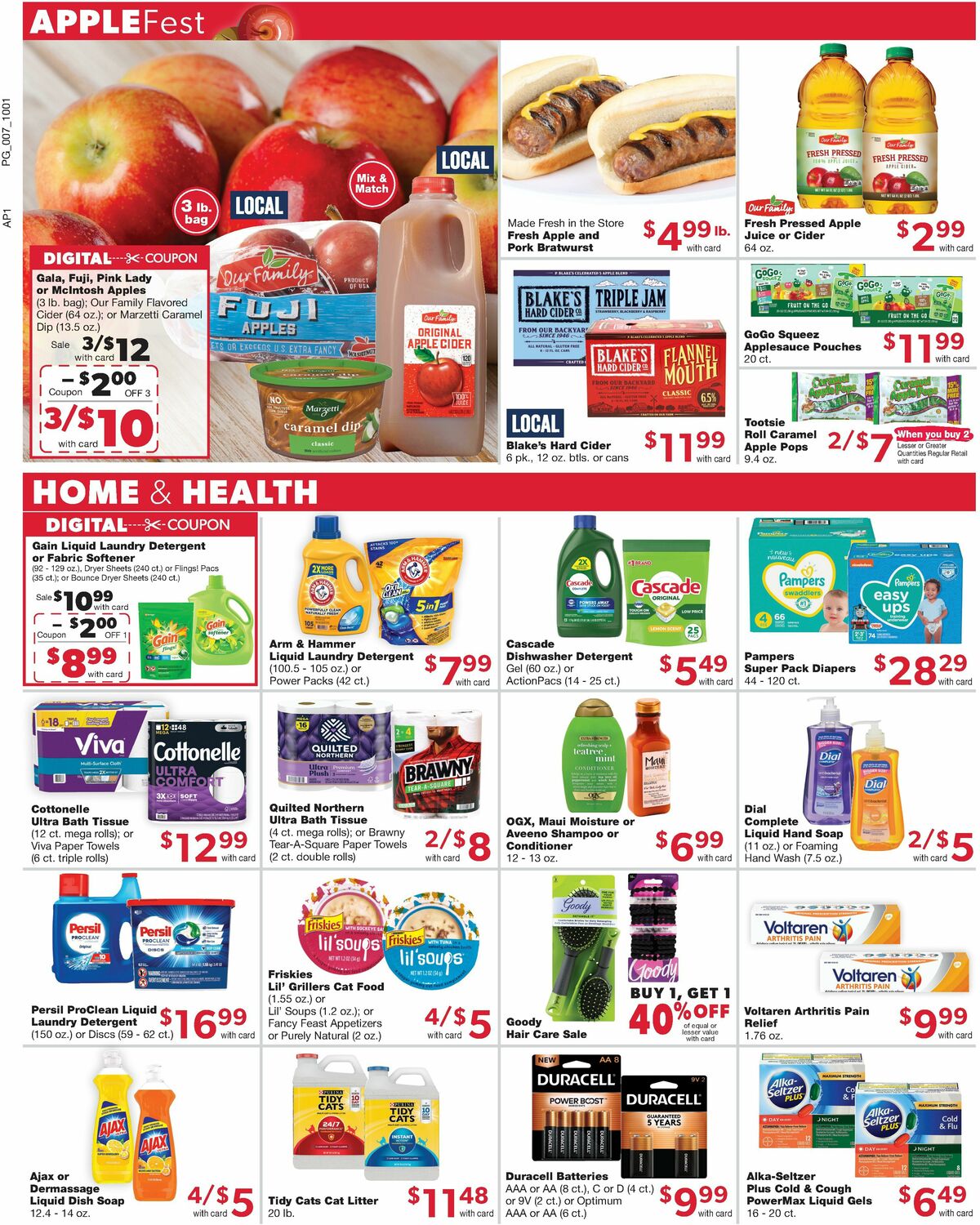 Family Fare Weekly Ad from October 1