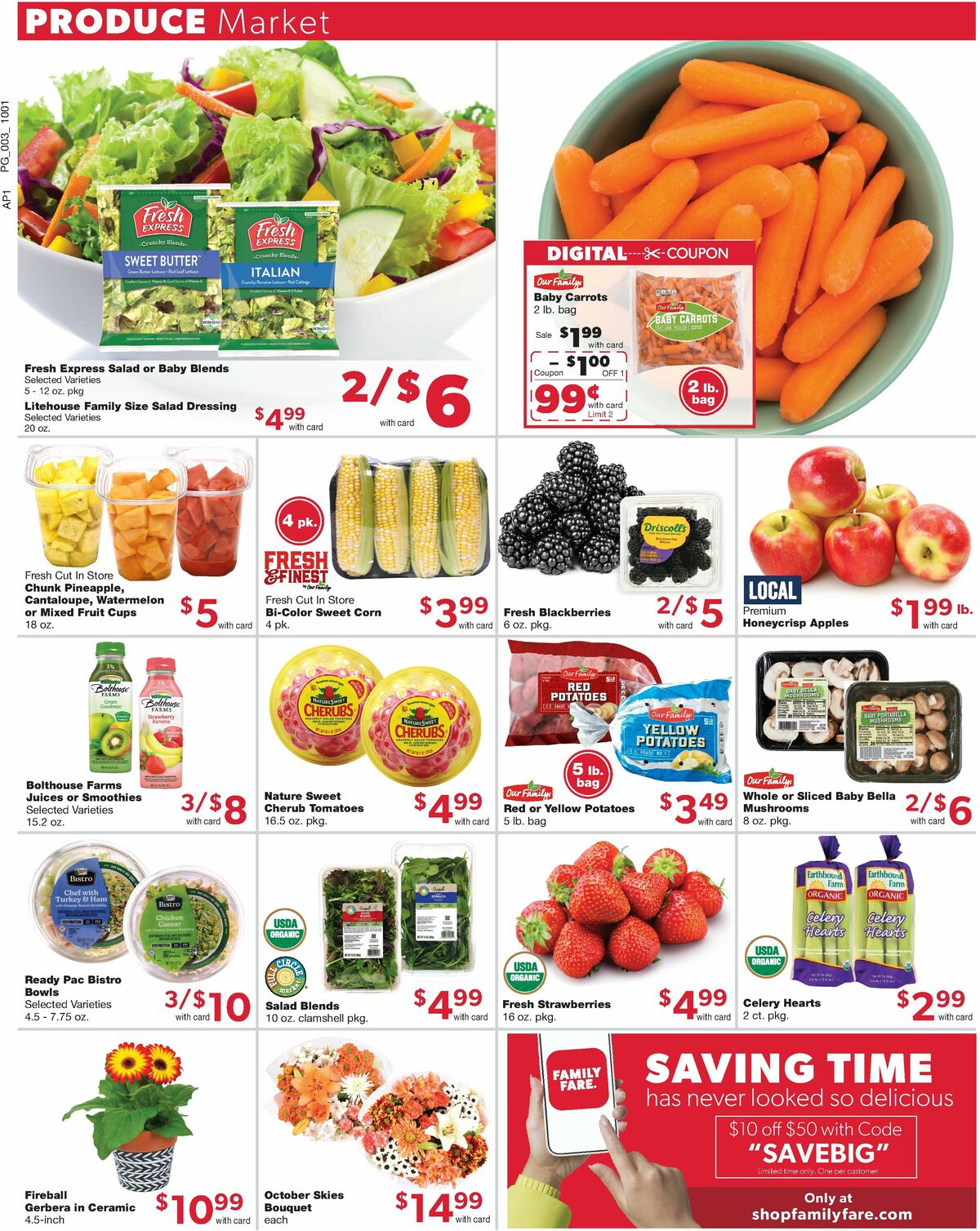 Family Fare Weekly Ad from October 1