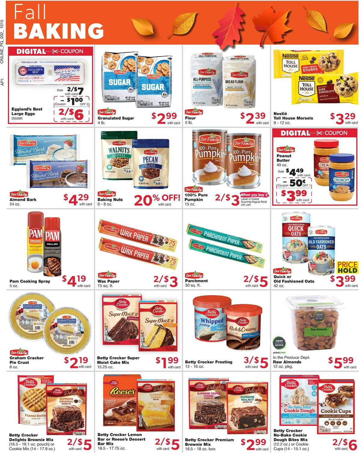 Family Fare Weekly Ad from October 15