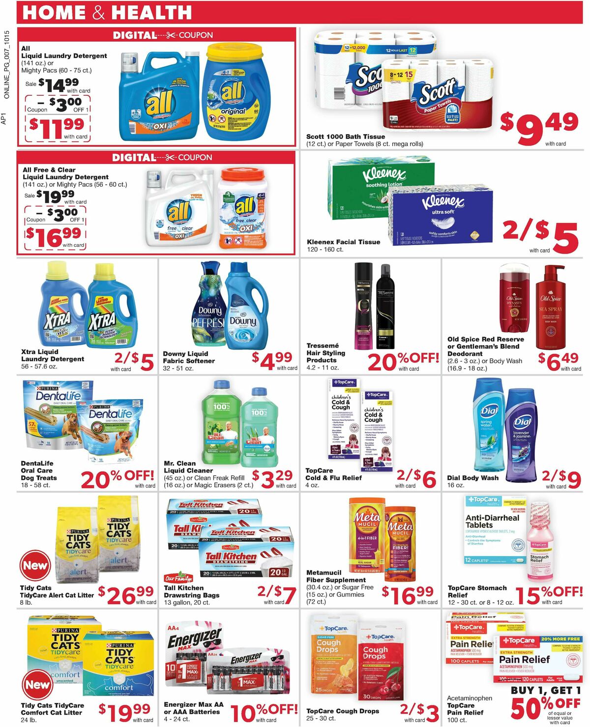 Family Fare Weekly Ad from October 15