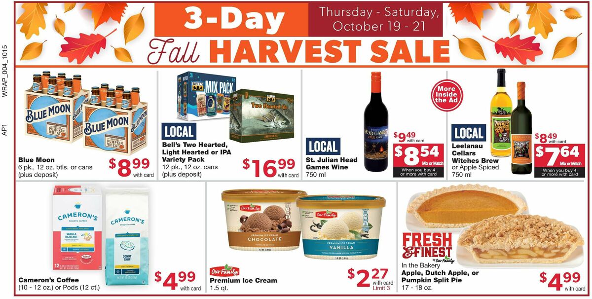 Family Fare Weekly Ad from October 15