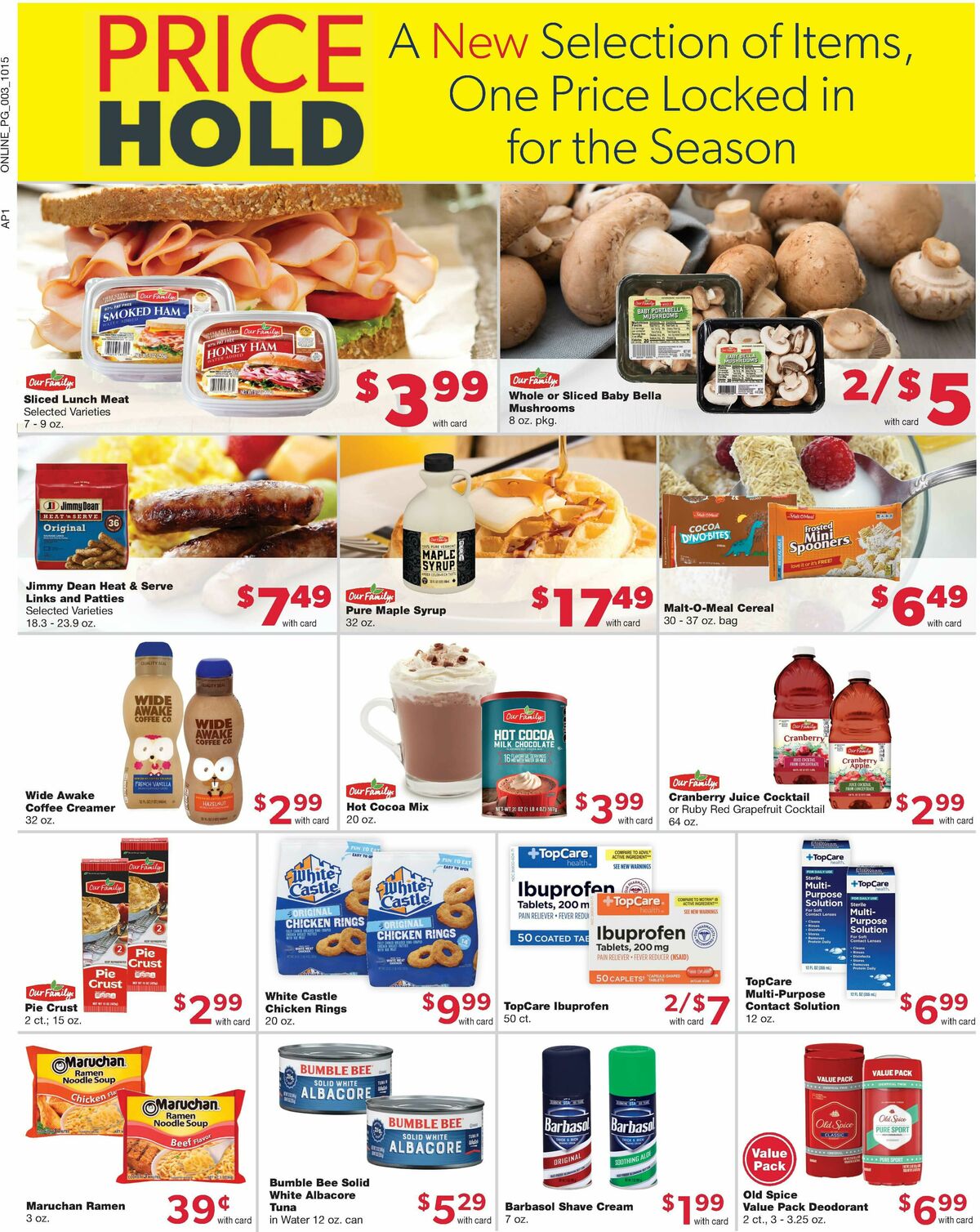 Family Fare Weekly Ad from October 15