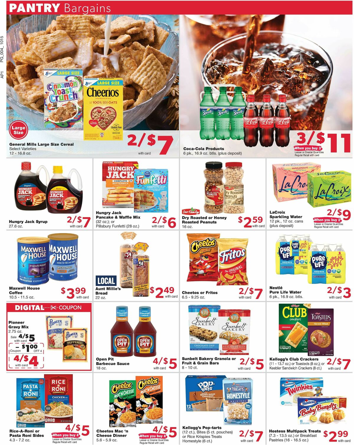 Family Fare Weekly Ad from October 15