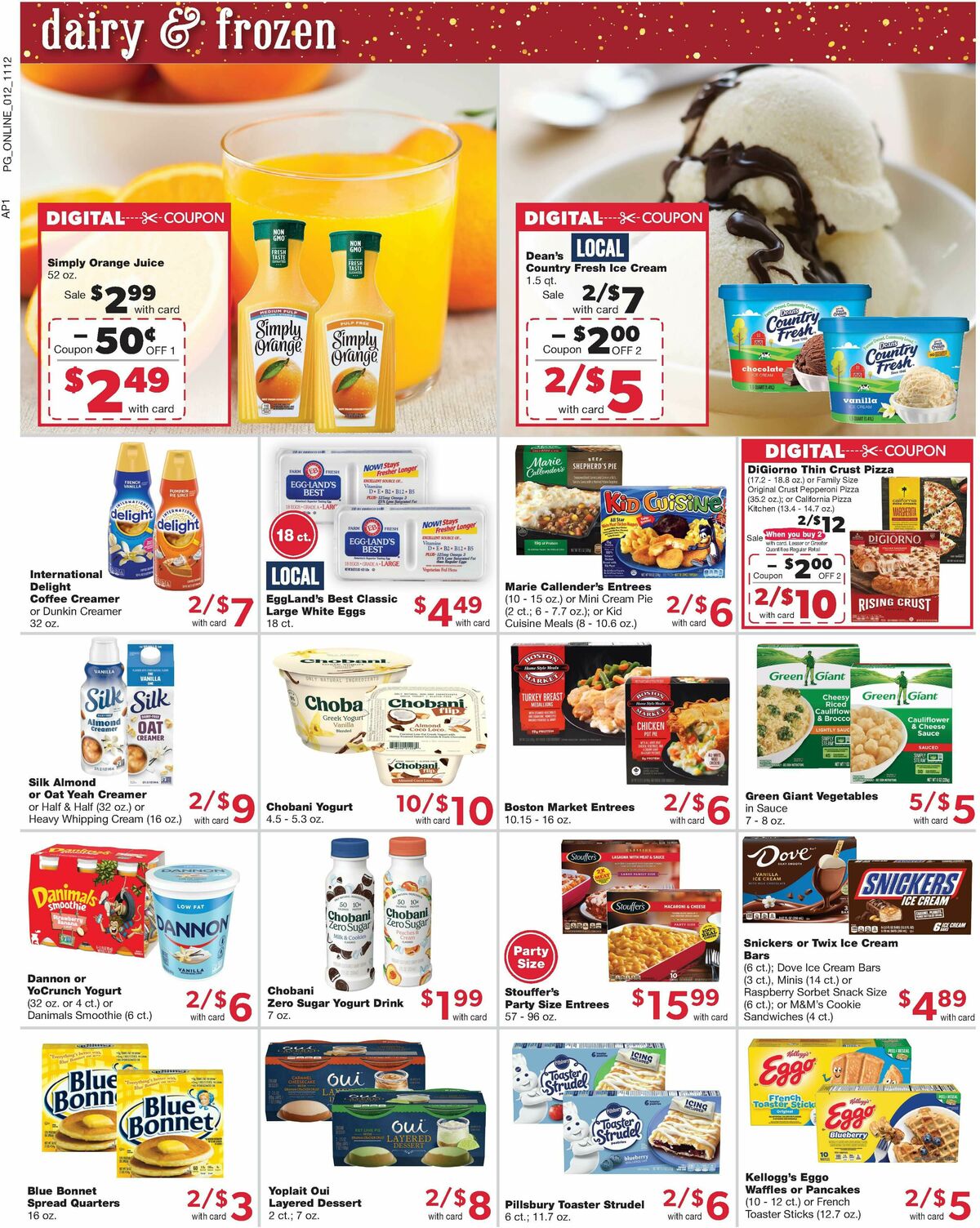 Family Fare Weekly Ad from November 12