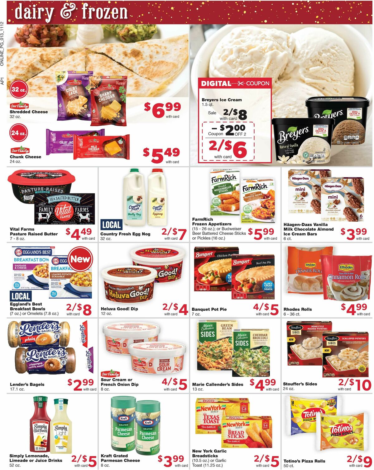 Family Fare Weekly Ad from November 12