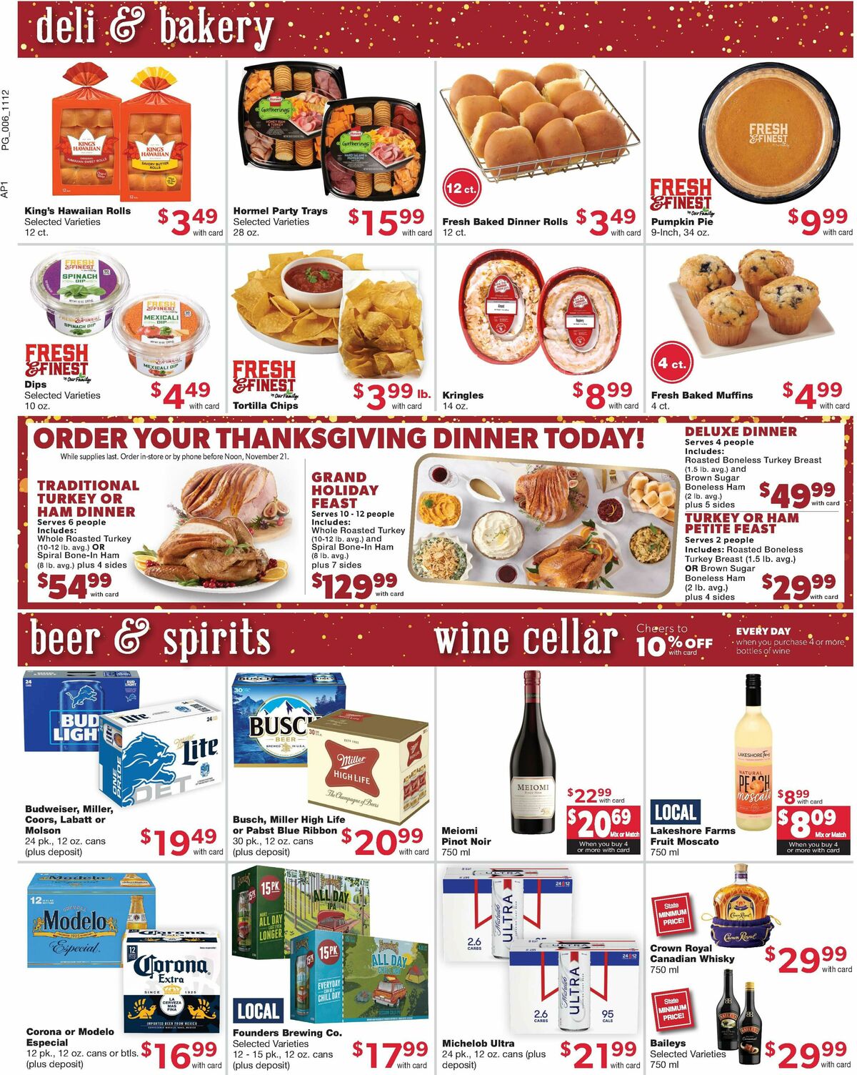 Family Fare Weekly Ad from November 12