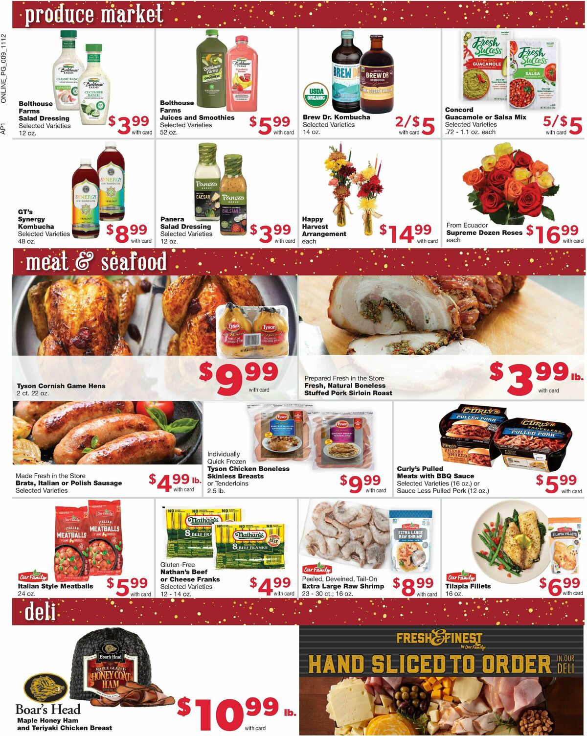 Family Fare Weekly Ad from November 12