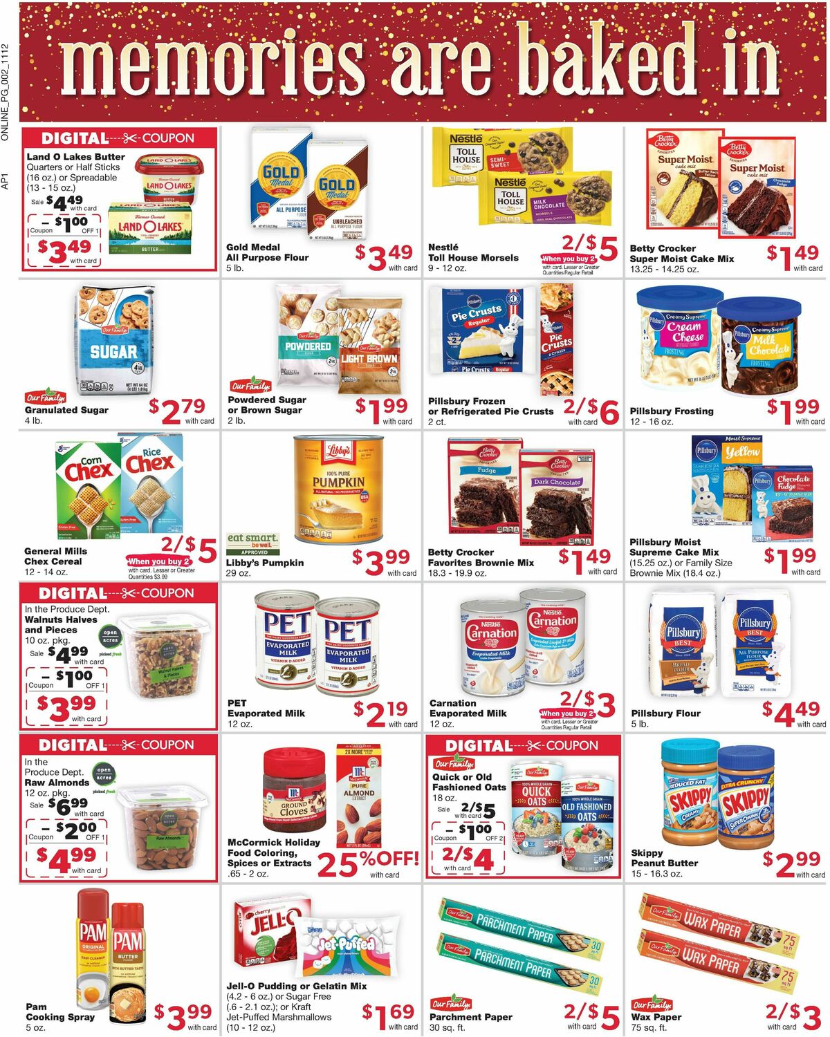 Family Fare Weekly Ad from November 12