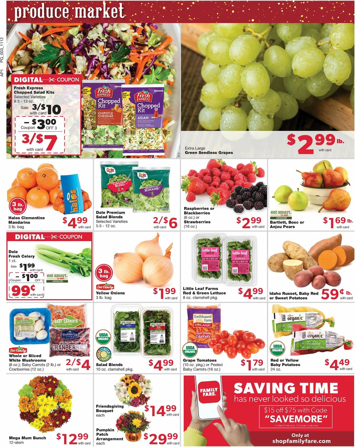 Family Fare Weekly Ad from November 12