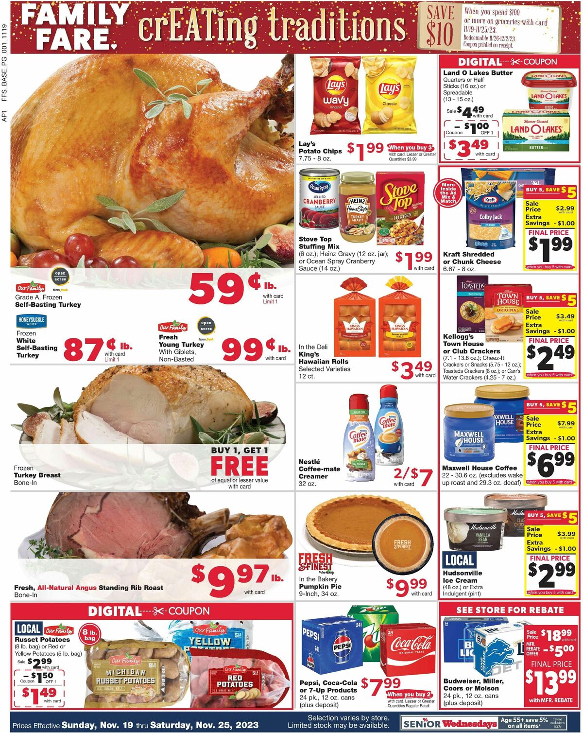 Family Fare Weekly Ad from November 19