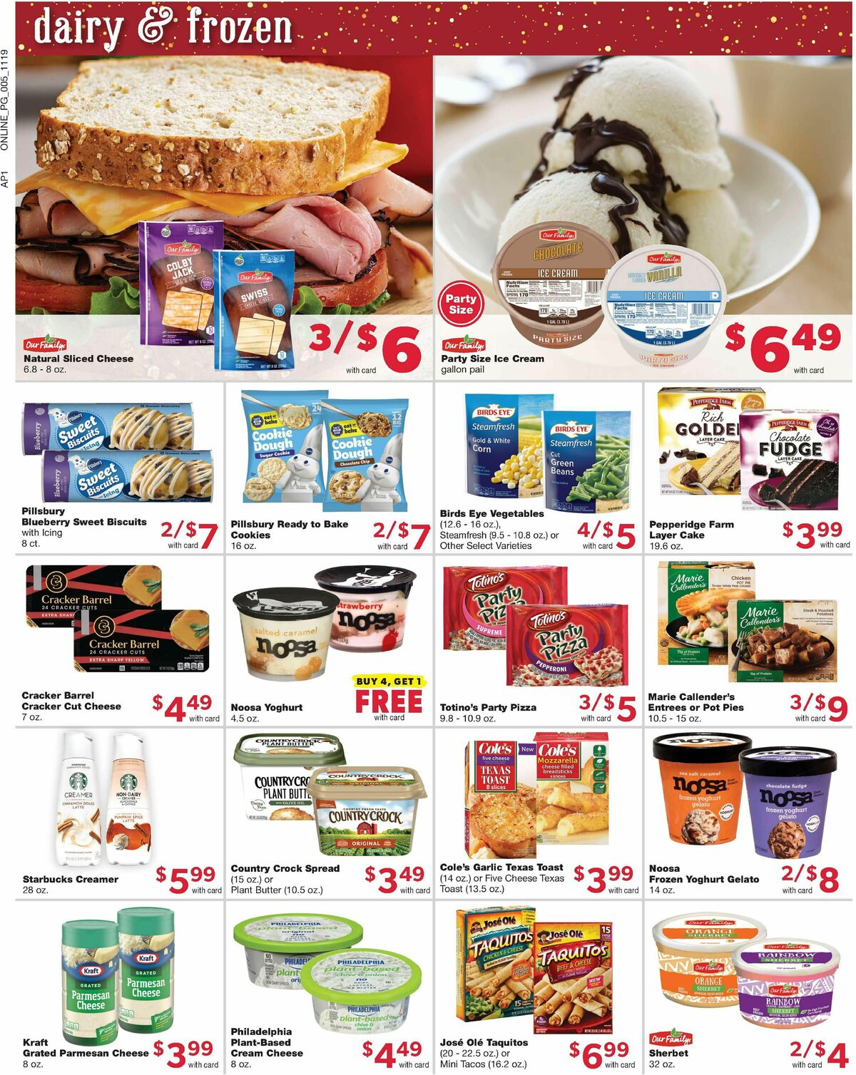 Family Fare Weekly Ad from November 19