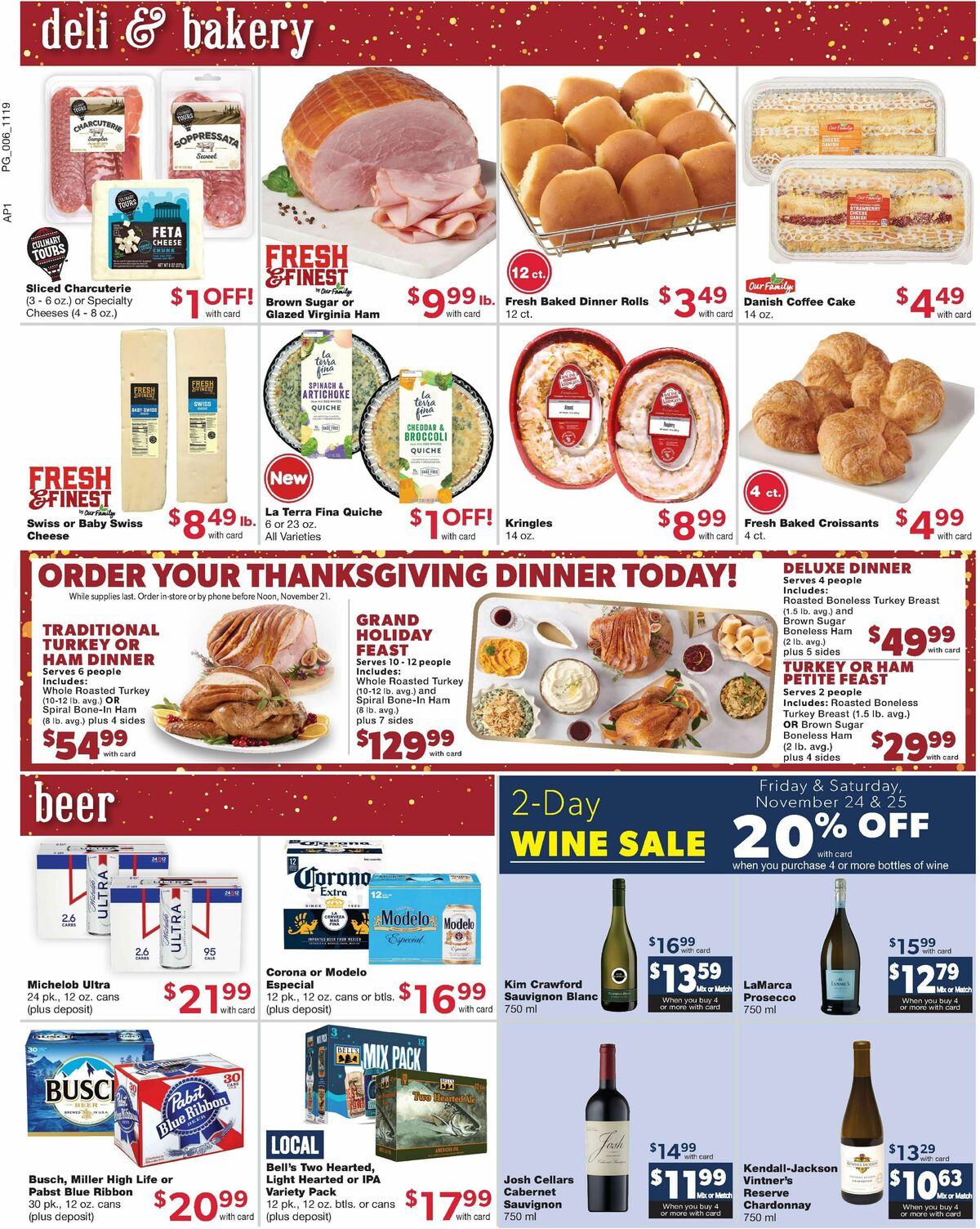 Family Fare Weekly Ad from November 19