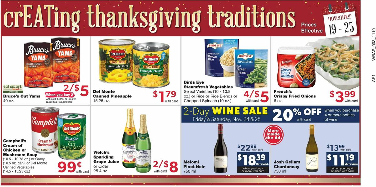 Family Fare Weekly Ad from November 19