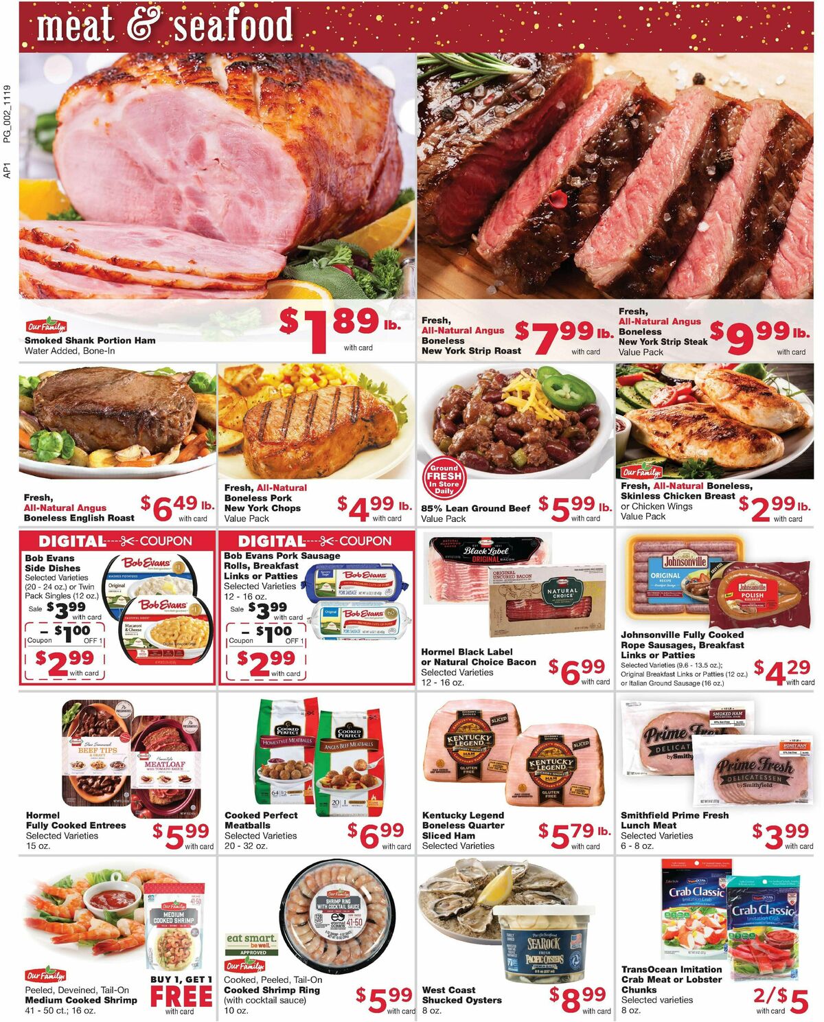 Family Fare Weekly Ad from November 19