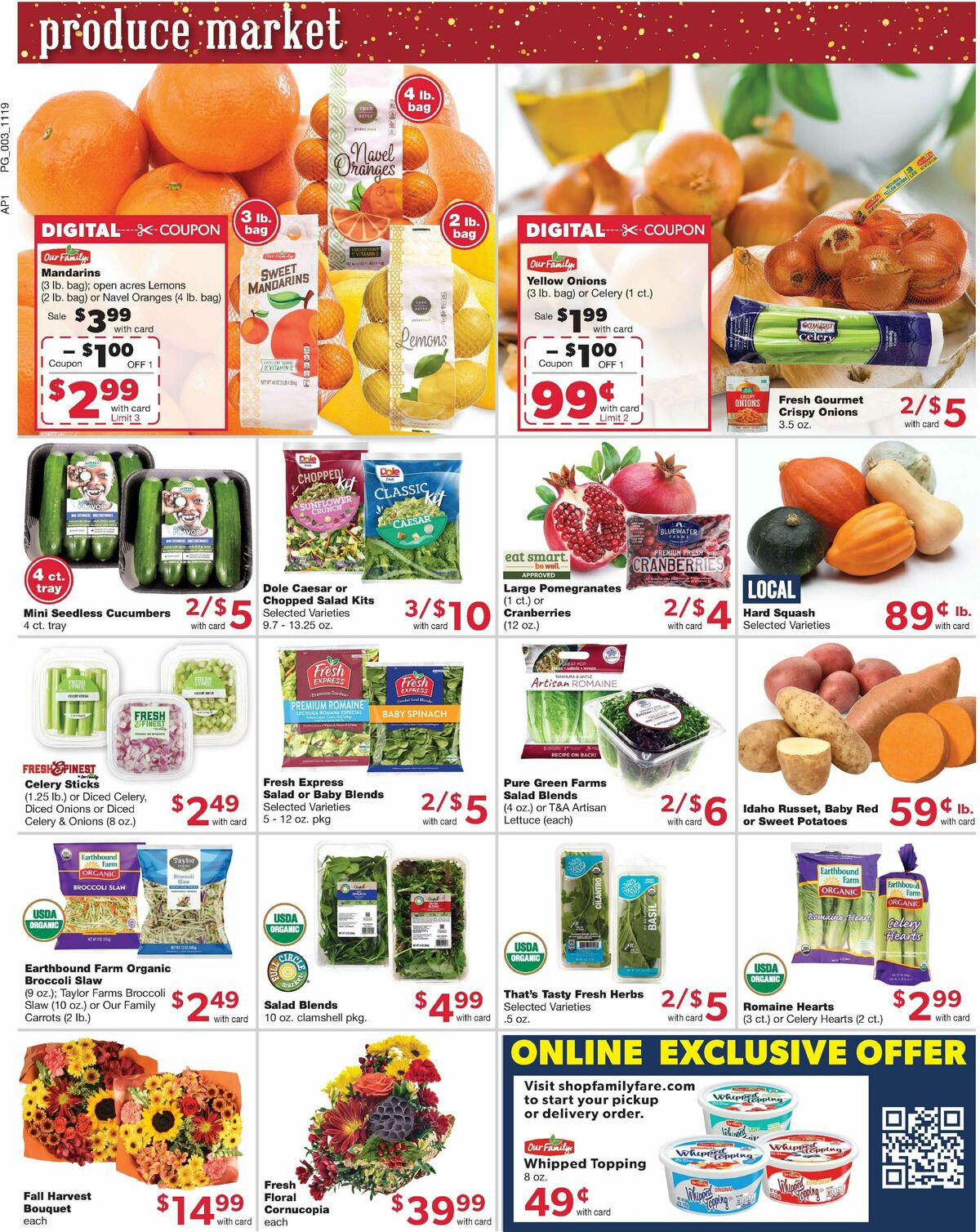 Family Fare Weekly Ad from November 19