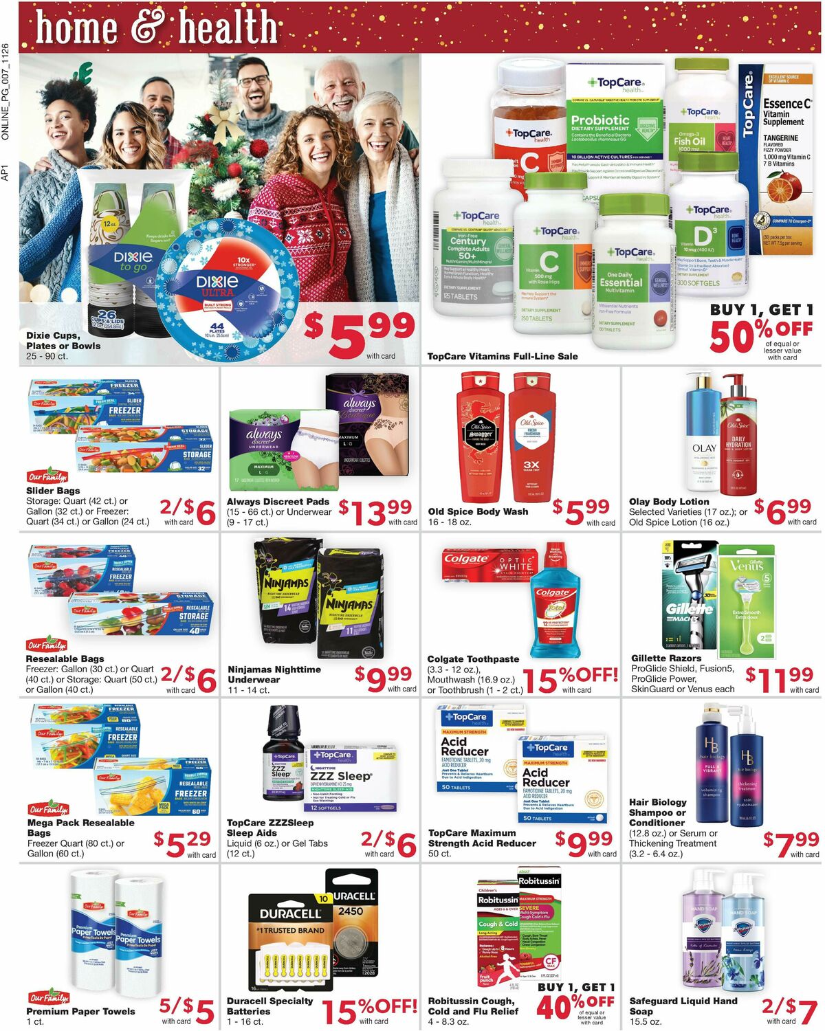 Family Fare Weekly Ad from November 26