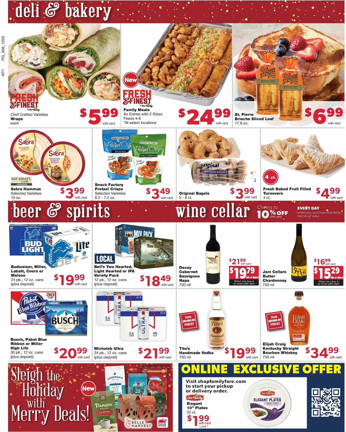 Family Fare Weekly Ad from December 3