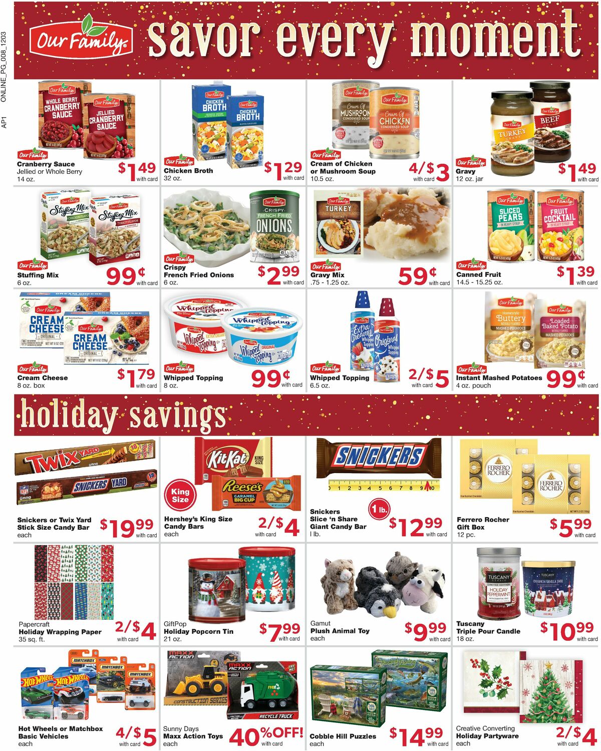 Family Fare Weekly Ad from December 3