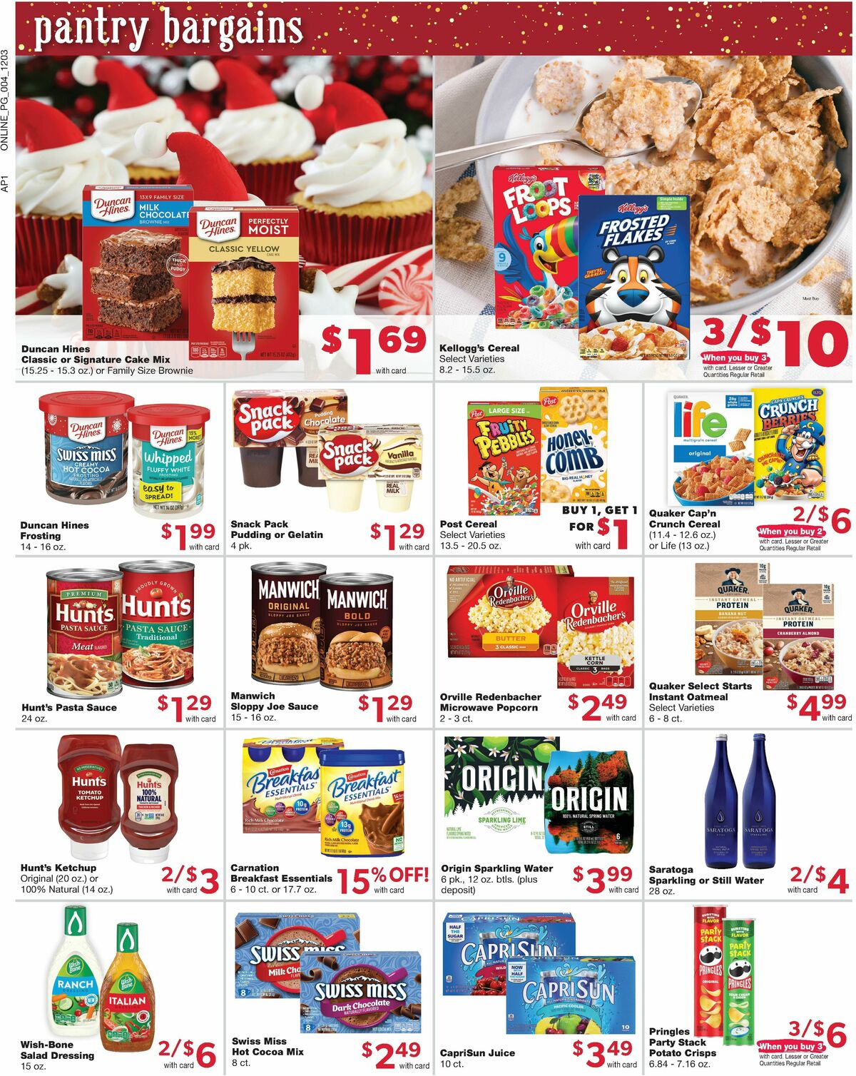 Family Fare Weekly Ad from December 3