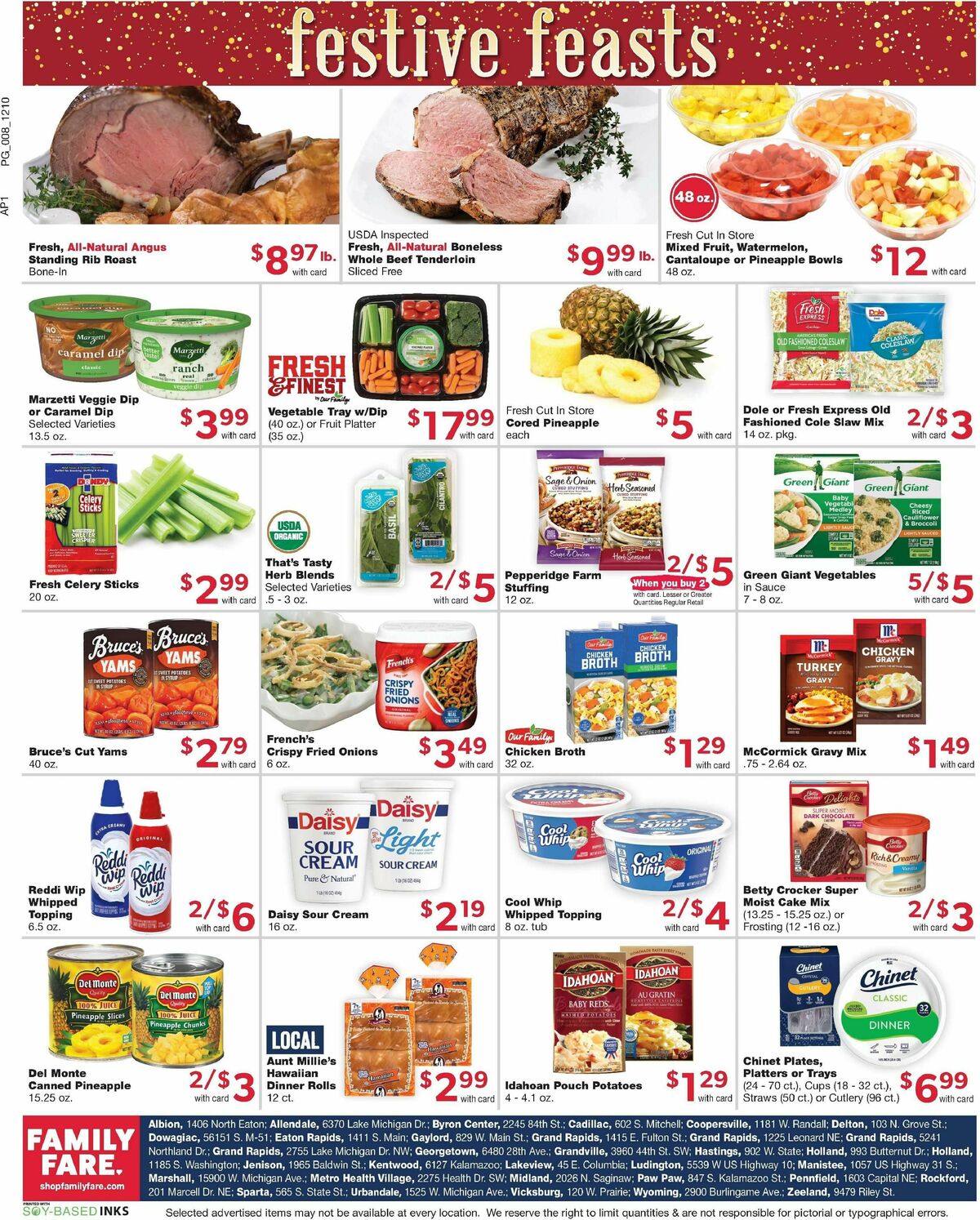 Family Fare Weekly Ad from December 10