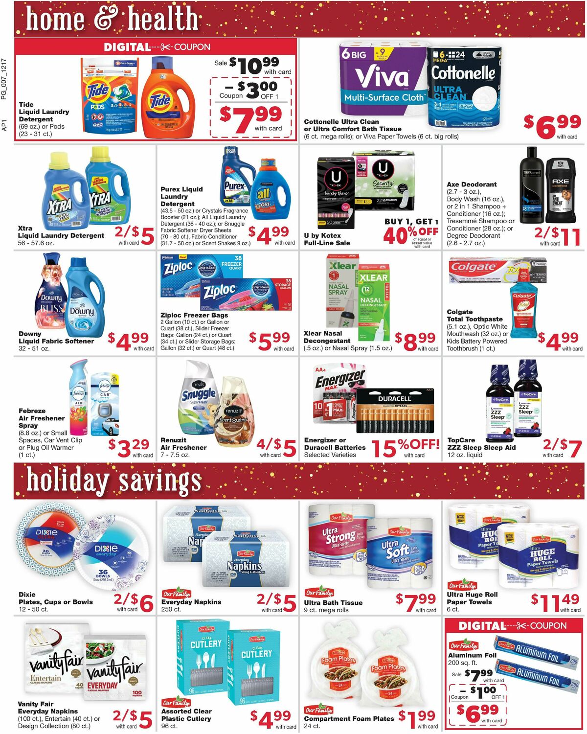 Family Fare Weekly Ad from December 17