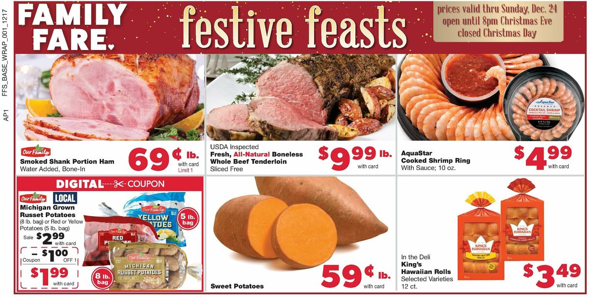 Family Fare Weekly Ad from December 17