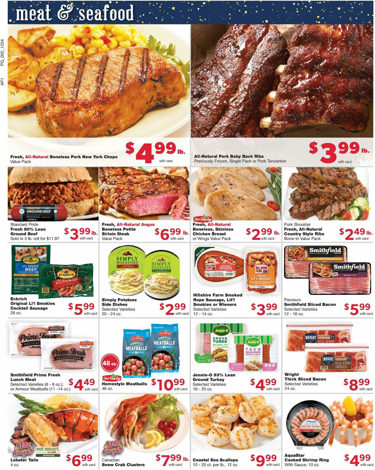 Family Fare Weekly Ad from December 25