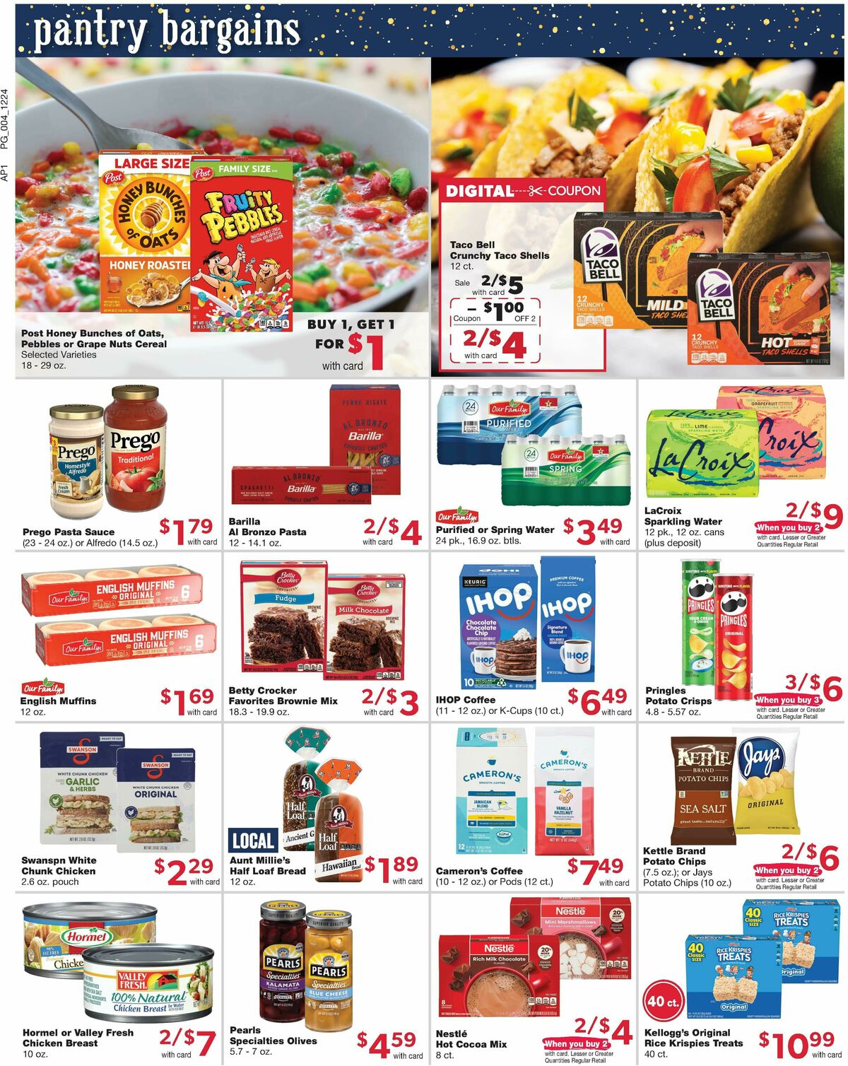 Family Fare Weekly Ad from December 25