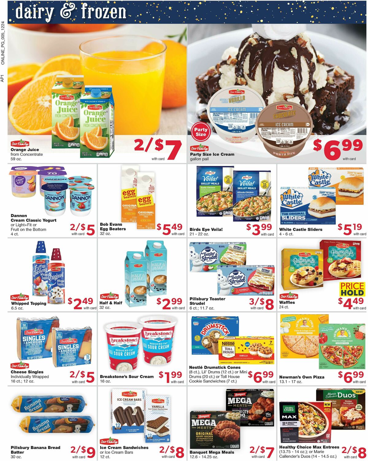 Family Fare Weekly Ad from December 25