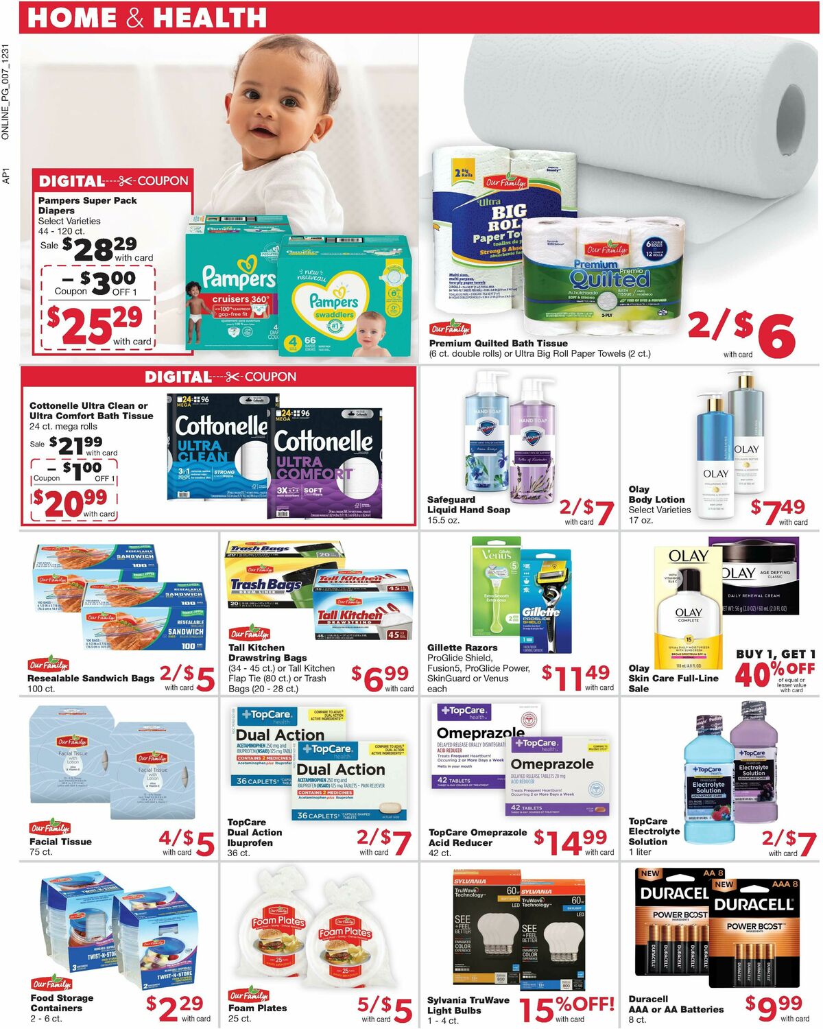 Family Fare Weekly Ad from January 2