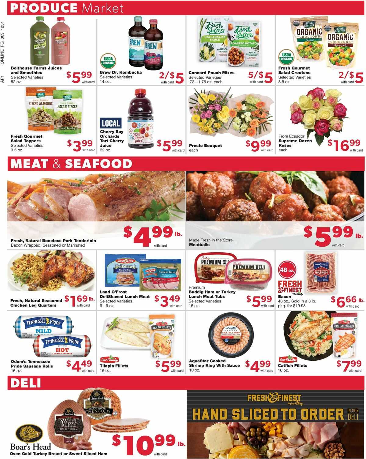 Family Fare Weekly Ad from January 2