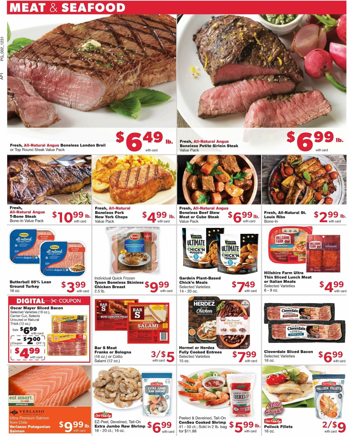 Family Fare Weekly Ad from January 2