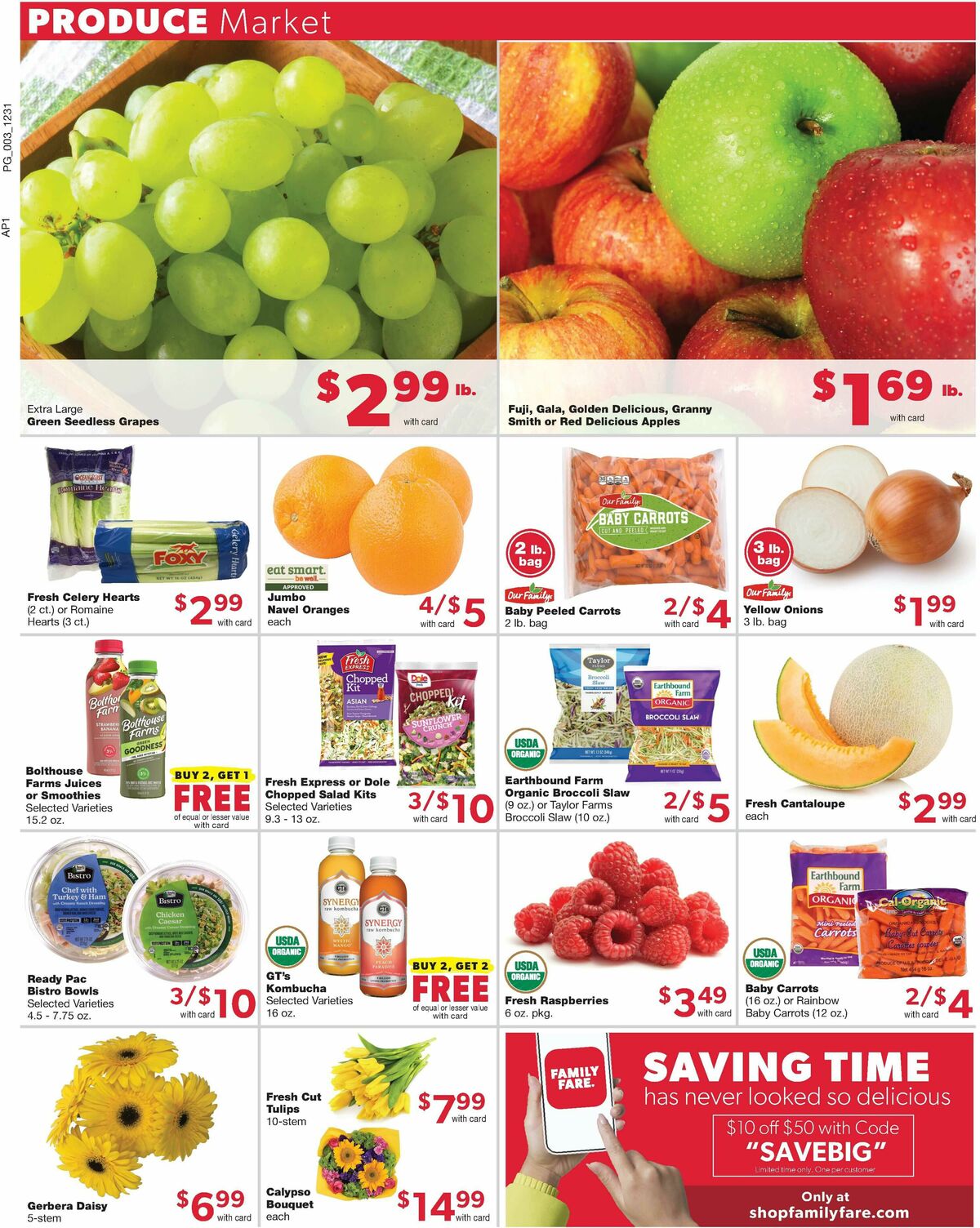 Family Fare Weekly Ad from January 2